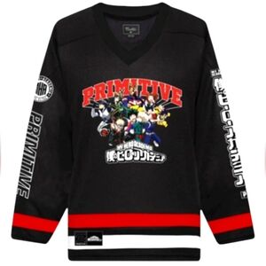 Primitive My Hero Academia Hockey Jersey